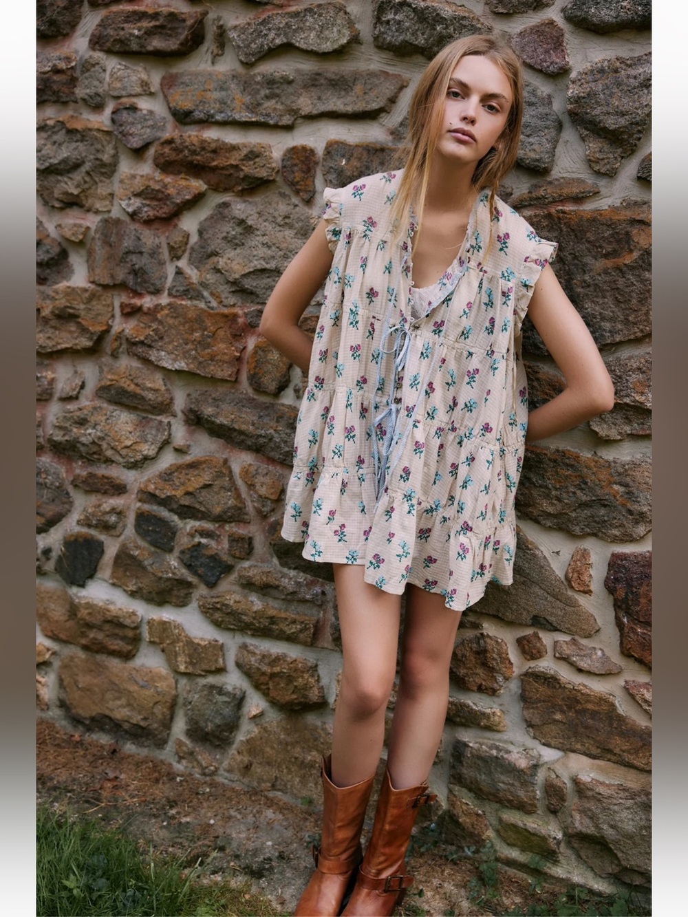 free people Sundown Print Tunic Dress
